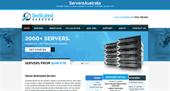 Desktop Screenshot of dedicatedservers.net.au